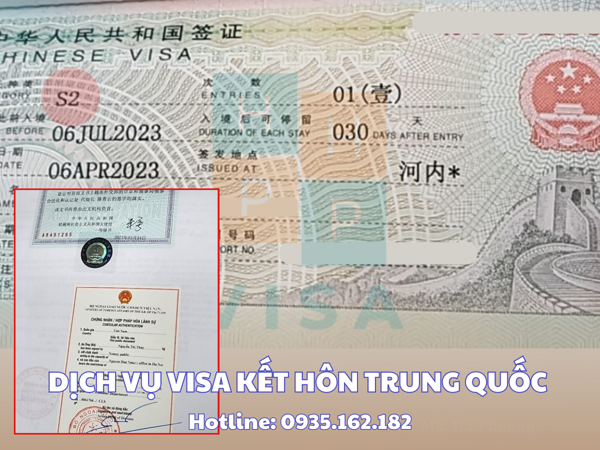 Visa kết hôn Trung Quốc 
