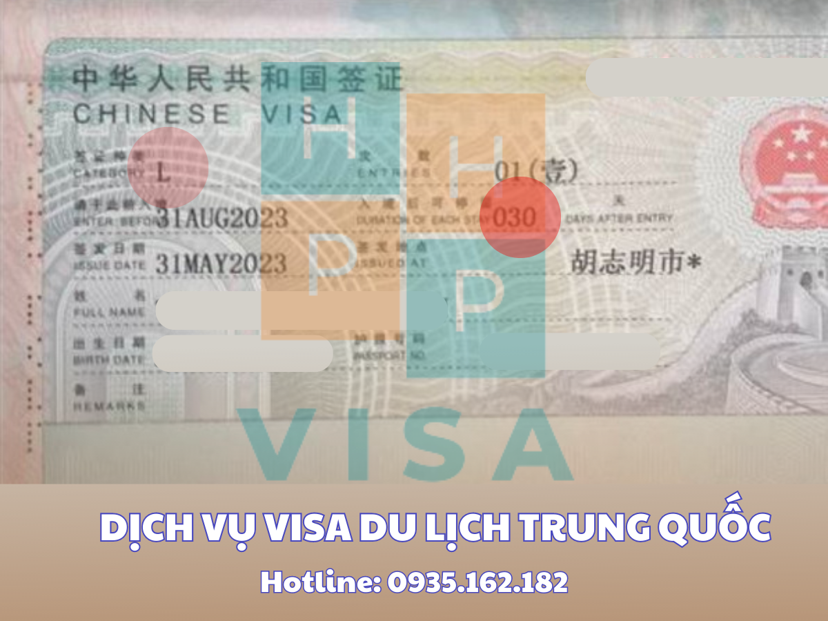 Visa du lịch Trung Quốc 